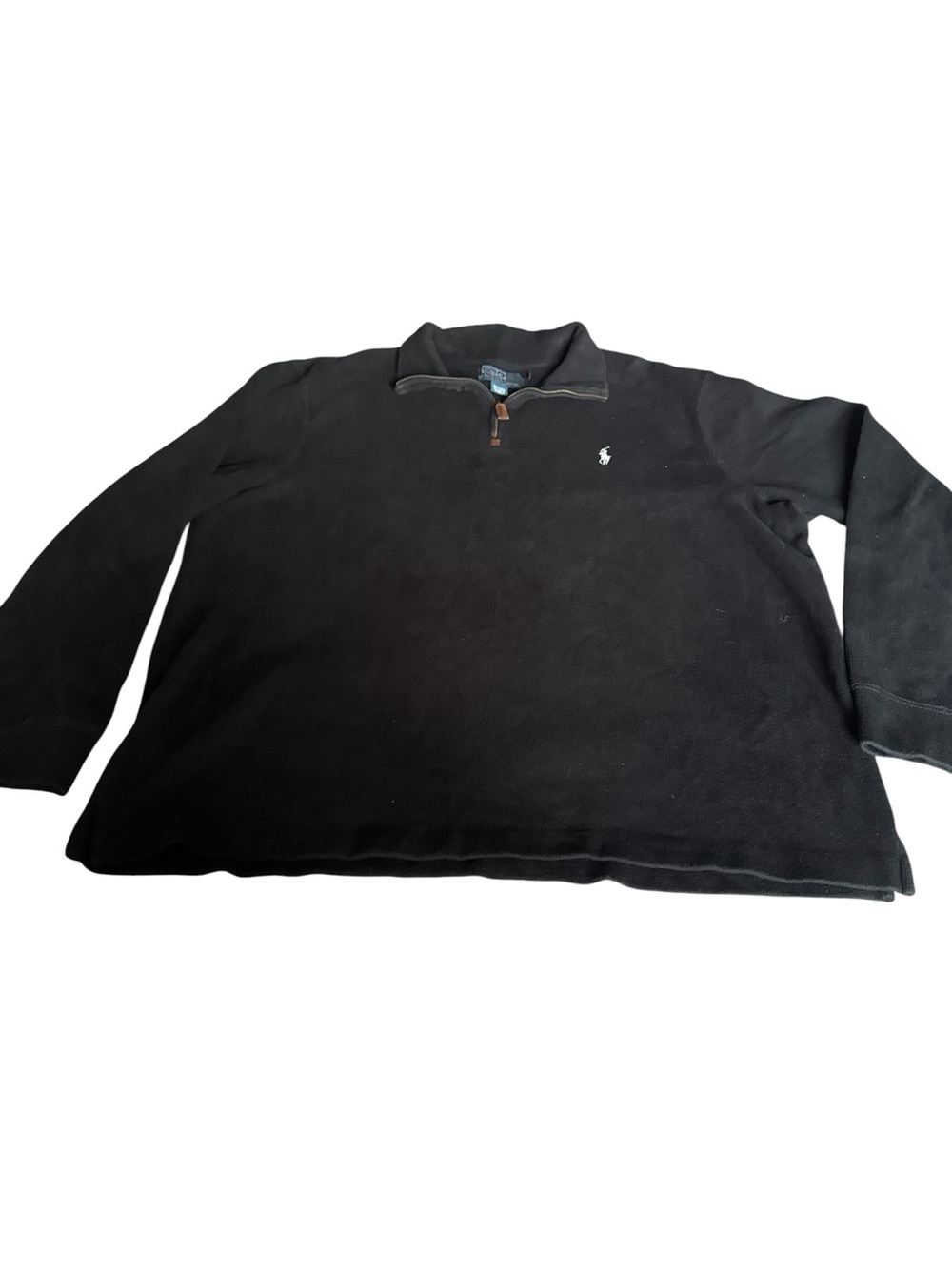 Polo Ralph Lauren quarter zip men’s long sleeve pullover sweater Xl pony logo